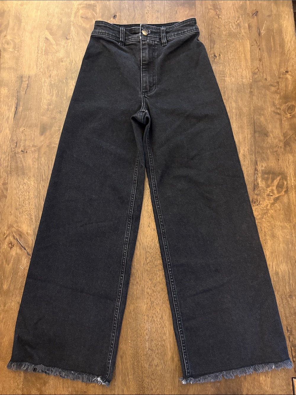 Billabong Black Wide-Leg Denim Jeans